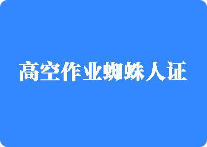 看女逼高空作业蜘蛛人证